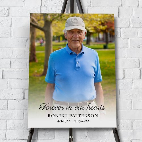Celebration of Life Large Photo Welcome Funeral Foam Board