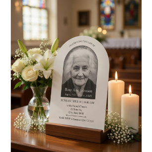 Celebration of Life Memorial Funeral Invitation