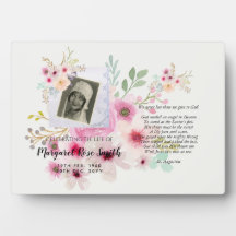 Celebration of Life Memorial Gift  ADD PHOTO VERSE