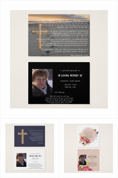 Celebration of Life Memorial Gifts and Cards