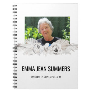 Celebration of Life Memorial Guest Book Photo