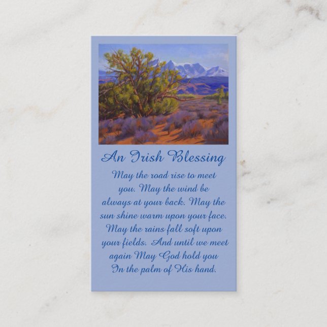 Celebration of Life Memorial Picture Card (Front)