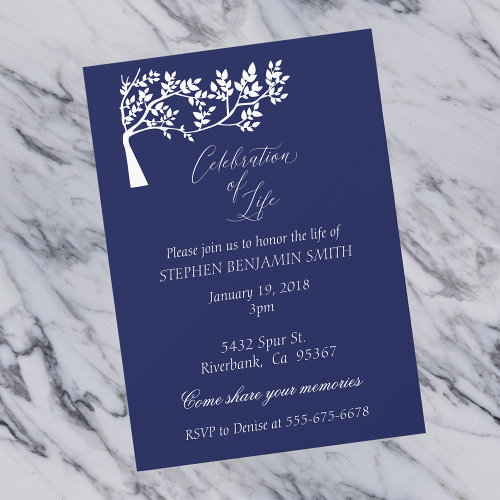 Celebration of Life Memorial Service Navy