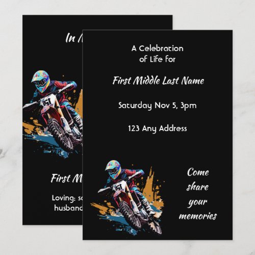 Celebration of Life Motocross Motorcycle Racing 