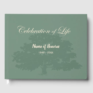 Celebration of Life Oak Tree Guest Book