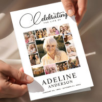 Celebration of Life Obituary Photo Bifold Funeral