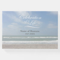 Celebration of Life Ocean Memorial Guest Book