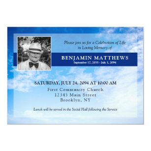 Burial Invitations Zazzle