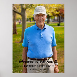 Celebration of Life Photo Downloadable Funeral Poster