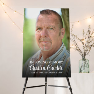 Celebration of Life Photo Foam Board Sign