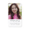 Celebration of Life Photo Funeral Prayer Card
