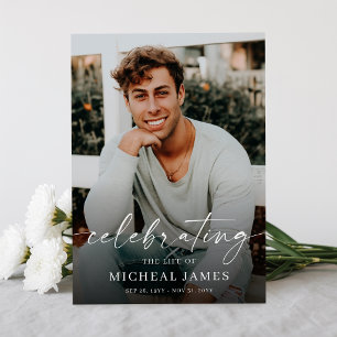 Celebration of Life Photo Funeral Program