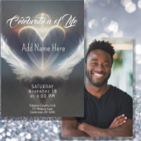 Celebration of Life - Photo Memorial Invitation