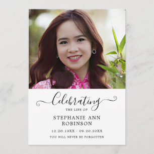 Celebration of Life Photo Order of Service Program