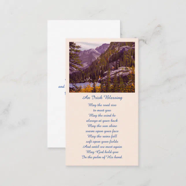 Celebration of Life Picture Remembrance Card | Zazzle