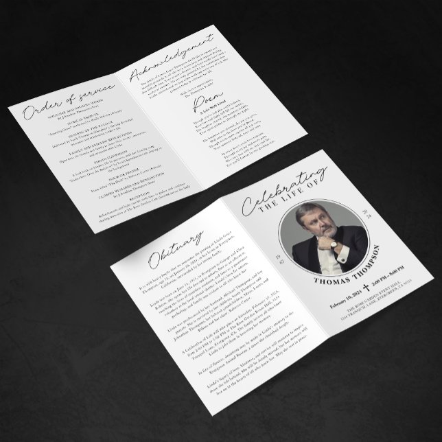 Celebration of Life Program Memorial Service Photo (Creator Uploaded)