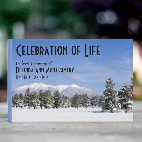 Celebration Of Life San Francisco Peaks Memorial  Guest Book