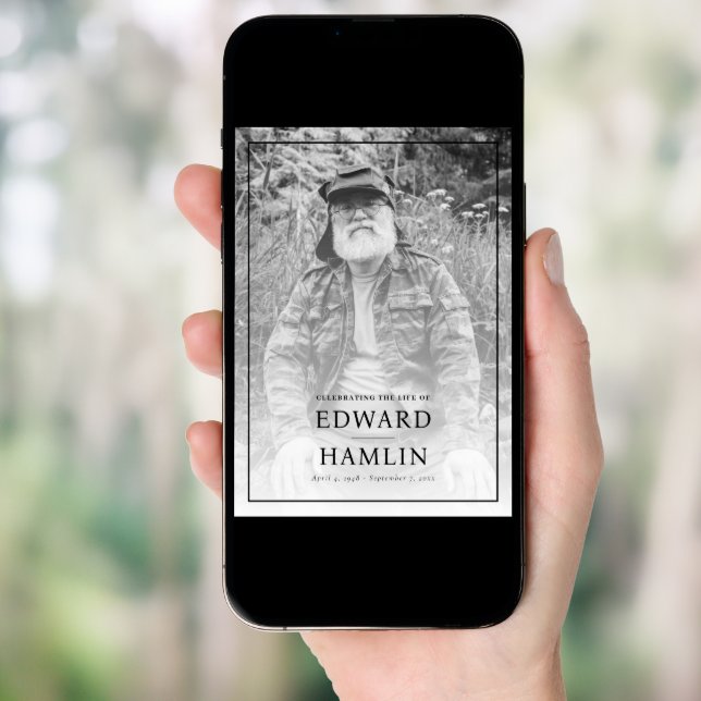 Celebration of Life Service Memorial Program  (Front Digital)
