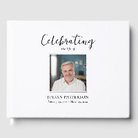 Celebration of Life Simple Photo, Custom Funeral