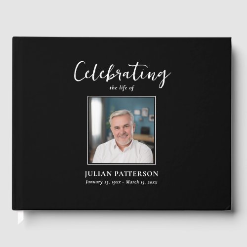 Celebration of Life Simple Photo, Custom Funeral