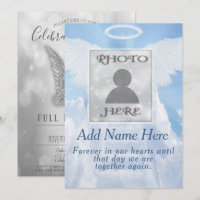 Celebration of Life - Staircase to Heaven Invitation