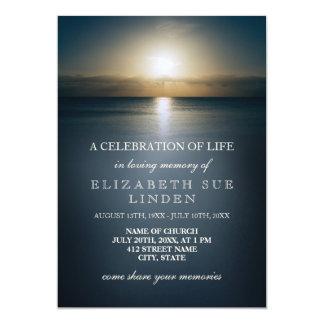 memorial service invitation