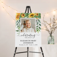 Celebration of Life Sunflower Floral Photo