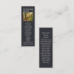 Celebration of Life Sympathy Painting Prayer Card