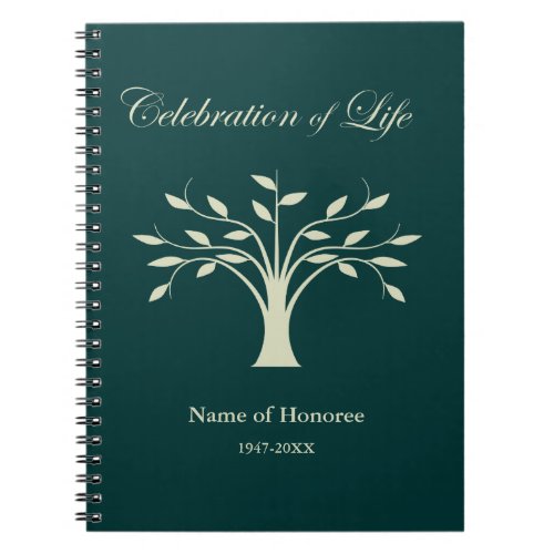 Celebration of Life Tree of Life Guest Book