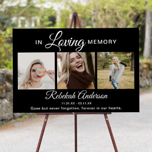 Celebration of Life Welcome Sign Funeral Photo D