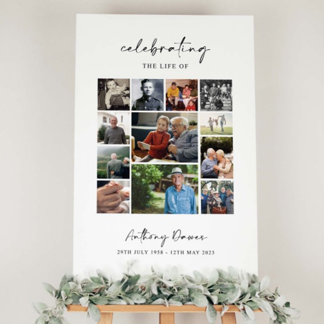 Celebration Of Life Welcome Sign, Funeral Welcome  Foam Board (Creator Uploaded)