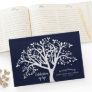 Celebration of Life White Tree Personalized Guest Book