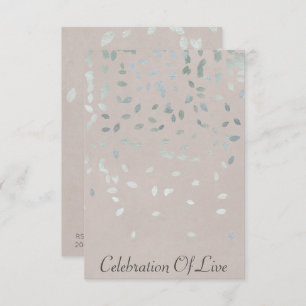 Celebration of Live Vip Silver Pastel Invitation