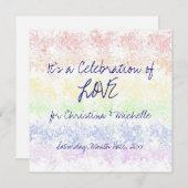 Celebration of Love Invitation (Front/Back)