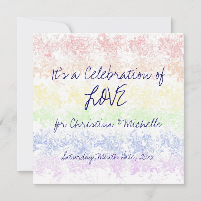 Celebration of Love Invitation (Front)