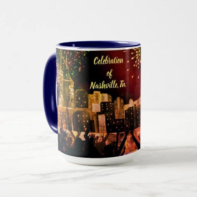 Celebration of Nashville, Tn. Mug (Front Left)