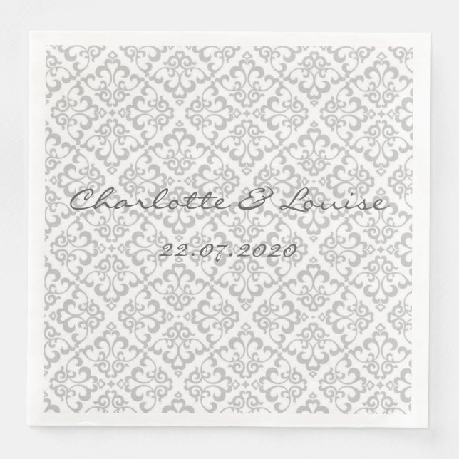 Celebration Paper Napkin - Personalized (Front)