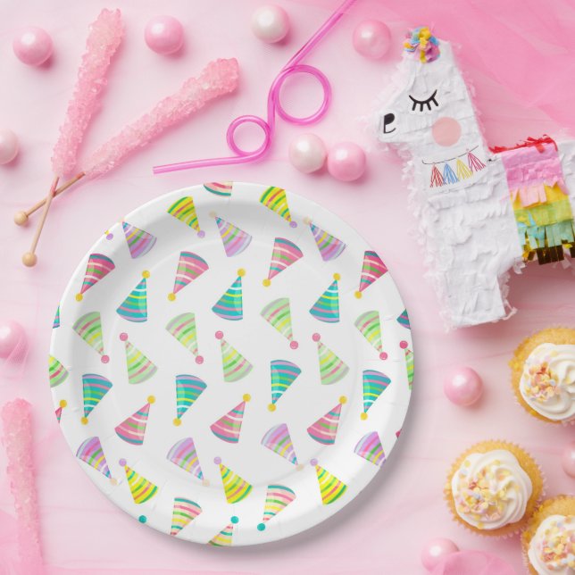 Celebration Party Hats  Paper Plates (Party)