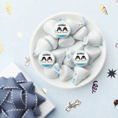 Celebration Penguin Couple Hersheys Kisses