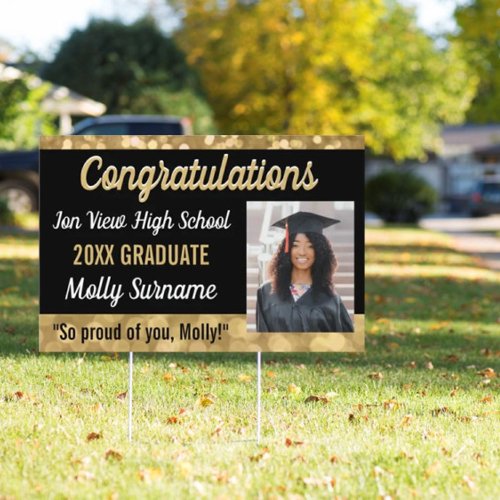  Celebration Popular Photo Graduation Yard Sign