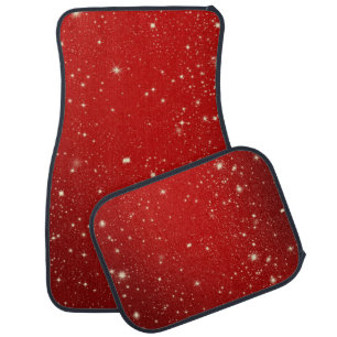 Celebration red car floor mat