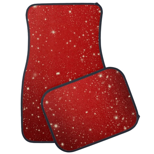 Celebration red car floor mat (Set)