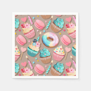 Celebration Sweet Desserts Napkins