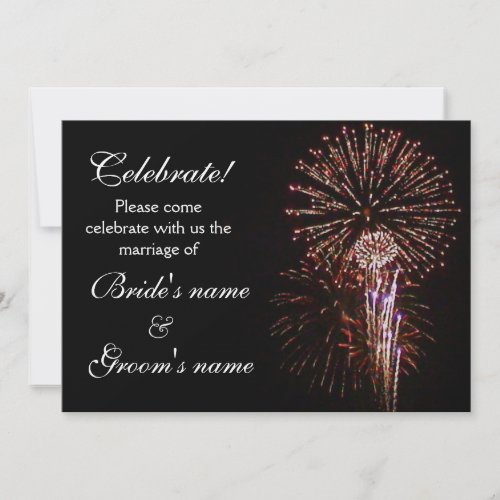 Celebration Wedding Custom Announcements