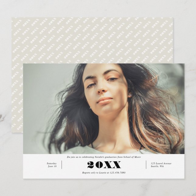 Celebrations Graduation Announcement (Front/Back)