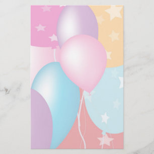 Celebrations - Happy Birthday: Special Soft Colors Stationery