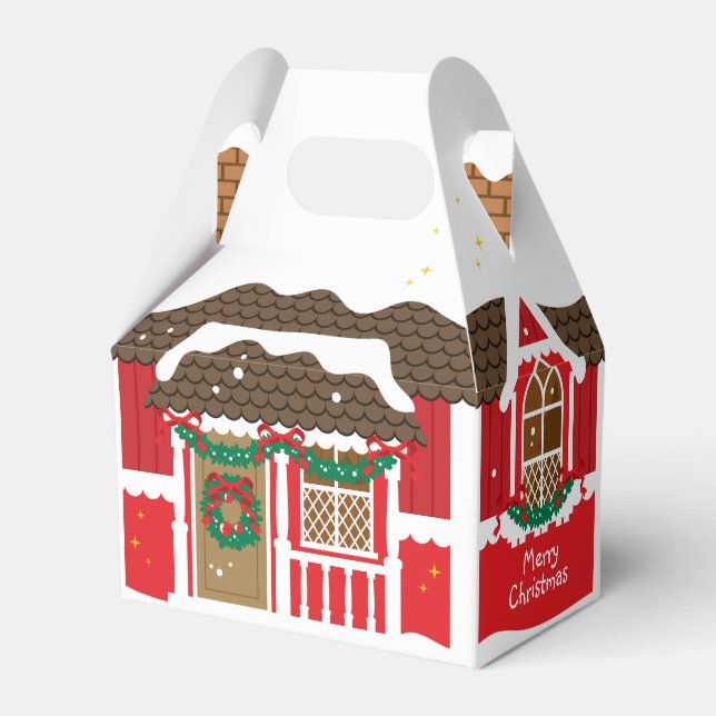 Celebrations Street - Christmas Favor Boxes (Front Side)