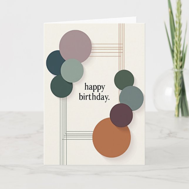 Celebratory Circles Card (Front)
