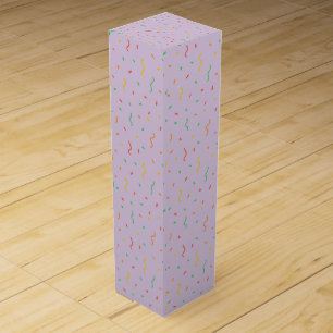Celebratory Confetti Wine Box