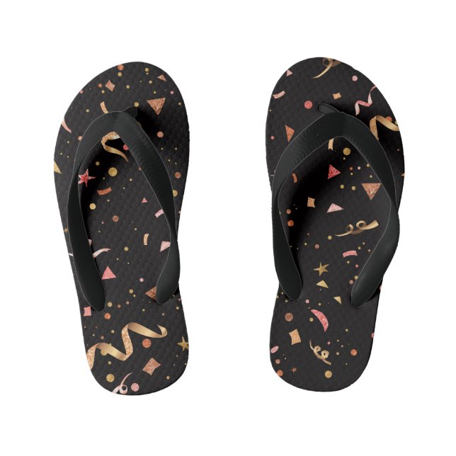 Celebratory Ornaments 2 Kid's Flip Flops (Footbed)